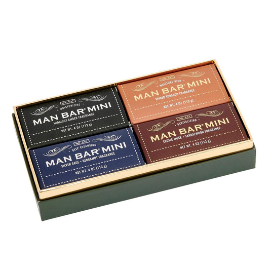 Man Bar Mini 4pc Boxed Gift Set - by San Francisco Soap