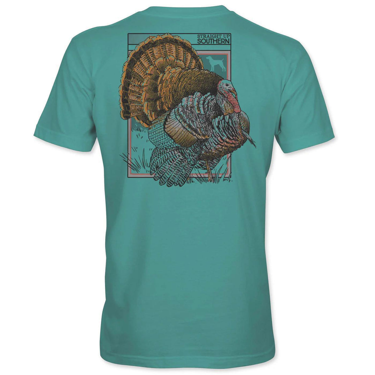 Turkey Strut (Men's Short Sleeve Pocket T-Shirt) by Straight Up Southern