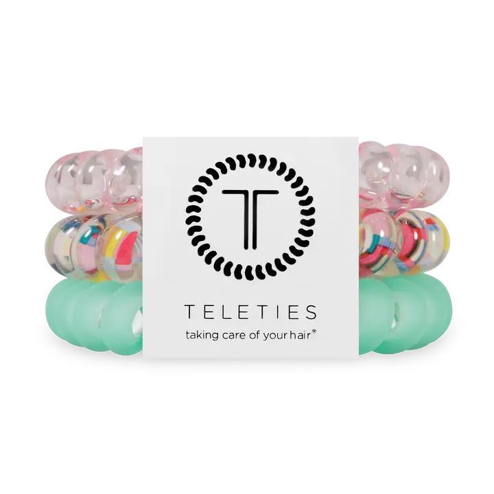 Spring Splash Hair Ties - Large - By Teleties