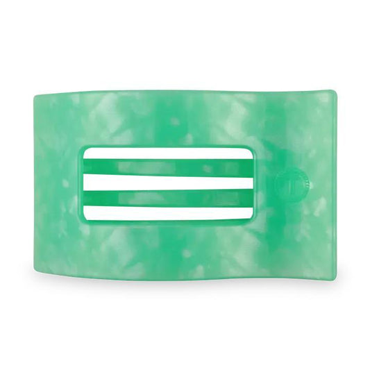 Flat Large Rectangle Hair Clip - Spring Splash - By Teleties