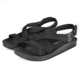 HADAL BLACK SLINGBACK SANDALS - BY AEROTHOTIC