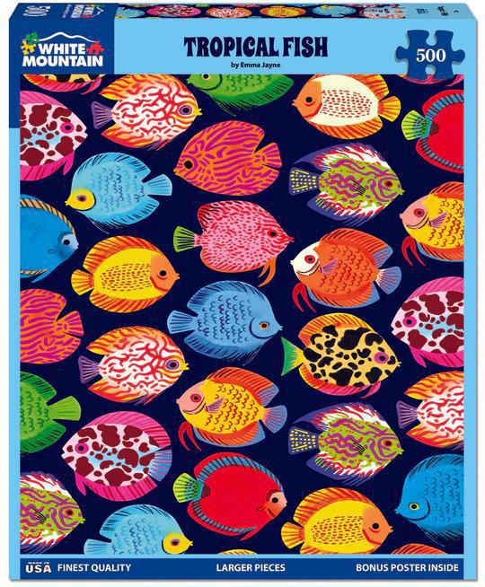 Tropical Fish Puzzle - 500pc - by White Mountain