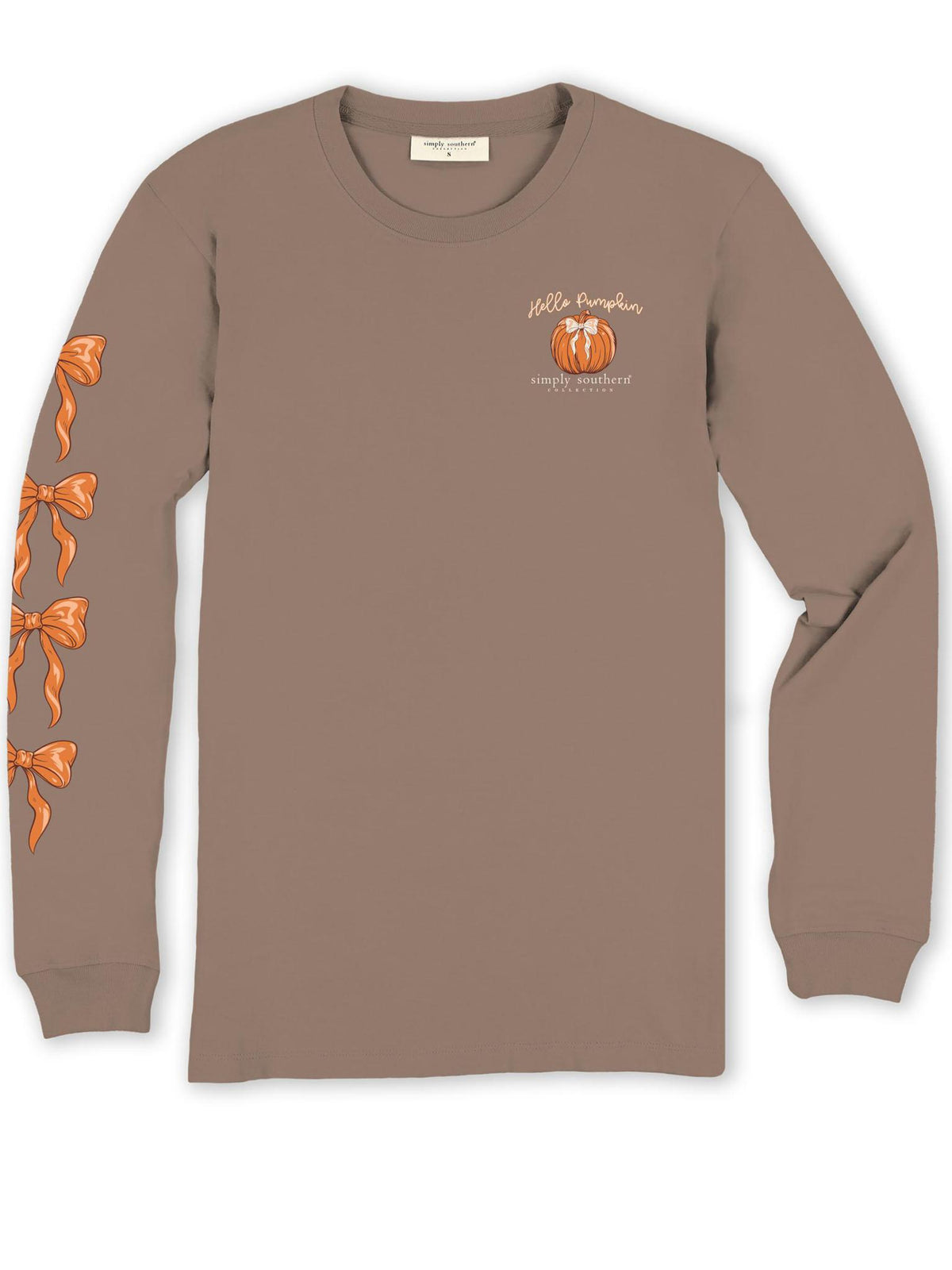 Hello Pumpkin (Long Sleeve T-Shirt) by Simply Southern