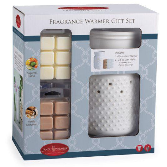 White Hobnail Illumination Fragrance Warmer Gift - by Candle Warmers Etc.