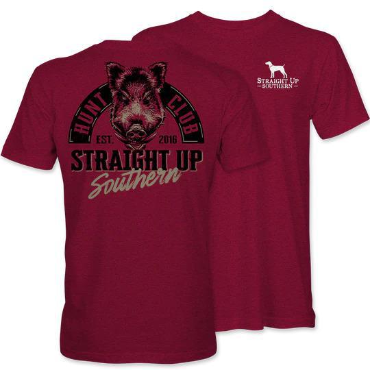 Wild Boar (Men's Short Sleeve T-Shirt) by Straight Up Southern