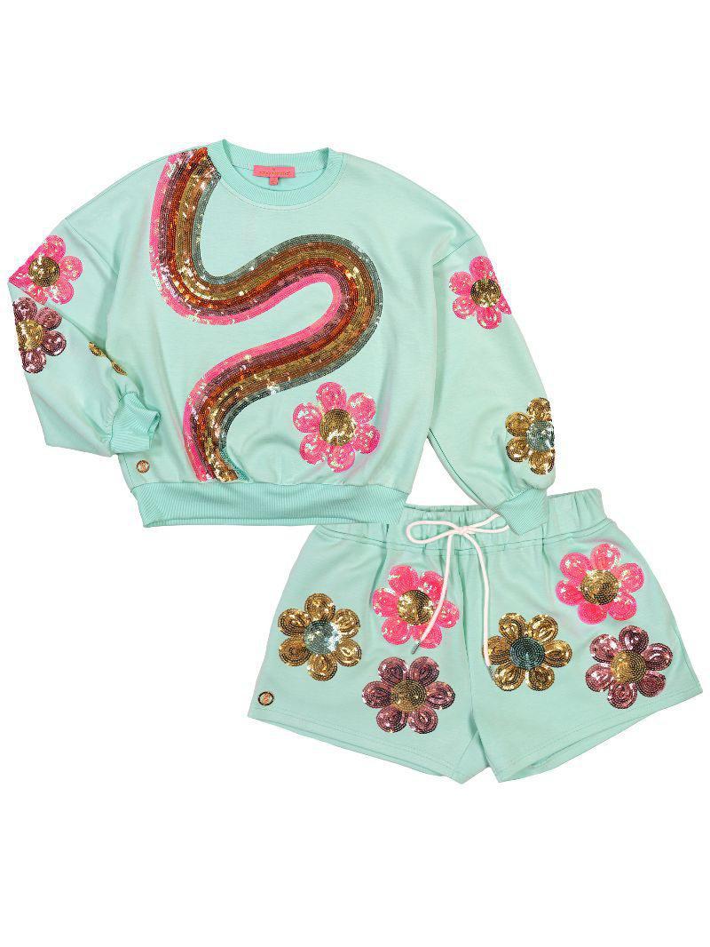 Groovy - Sequin Sweater Set - by Simply Southern`