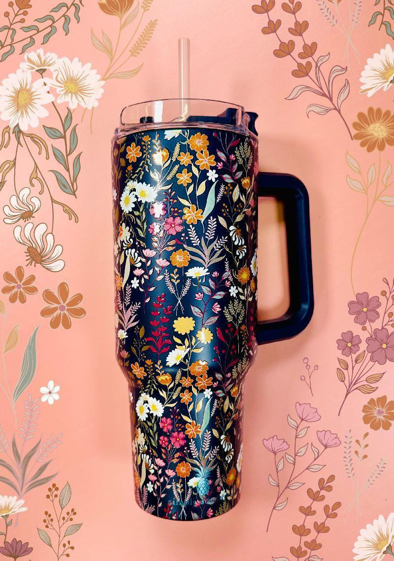 Navy Field - 40oz Tumbler - by Simply Southern