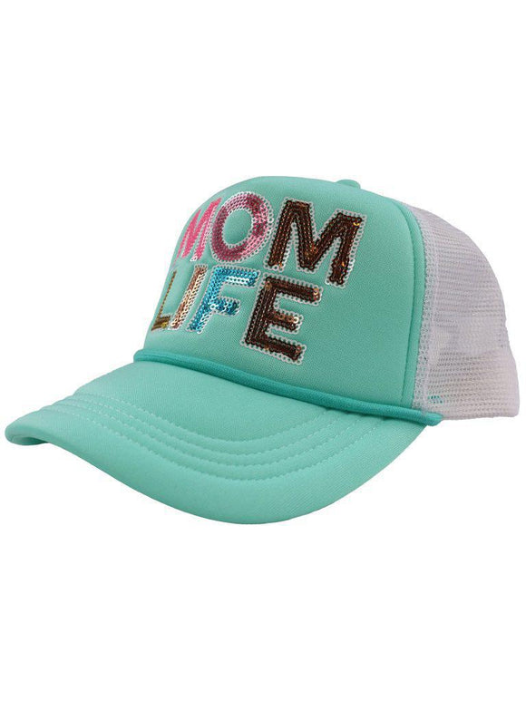 Sequin Mom Life - Baseball Cap - by Simply Southern