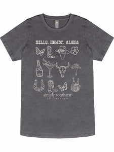 Hello, Howdy Aloha (Short Sleeve T-Shirt) by Simply Southern