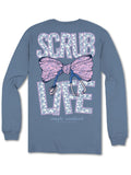 Scrub Life Floral (Long Sleeve T-Shirt) by Simply Southern