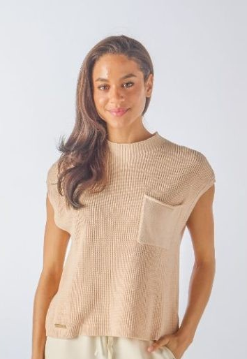 Knit Breeze Top - Macadamia - by Simply Southern