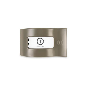 Flat Small Rectangle Hair Clip - Sage It Ain't So - By Teleties