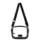 Wrangler Clear Crossbody Bag/Stadium Bag - Black - by Montana West