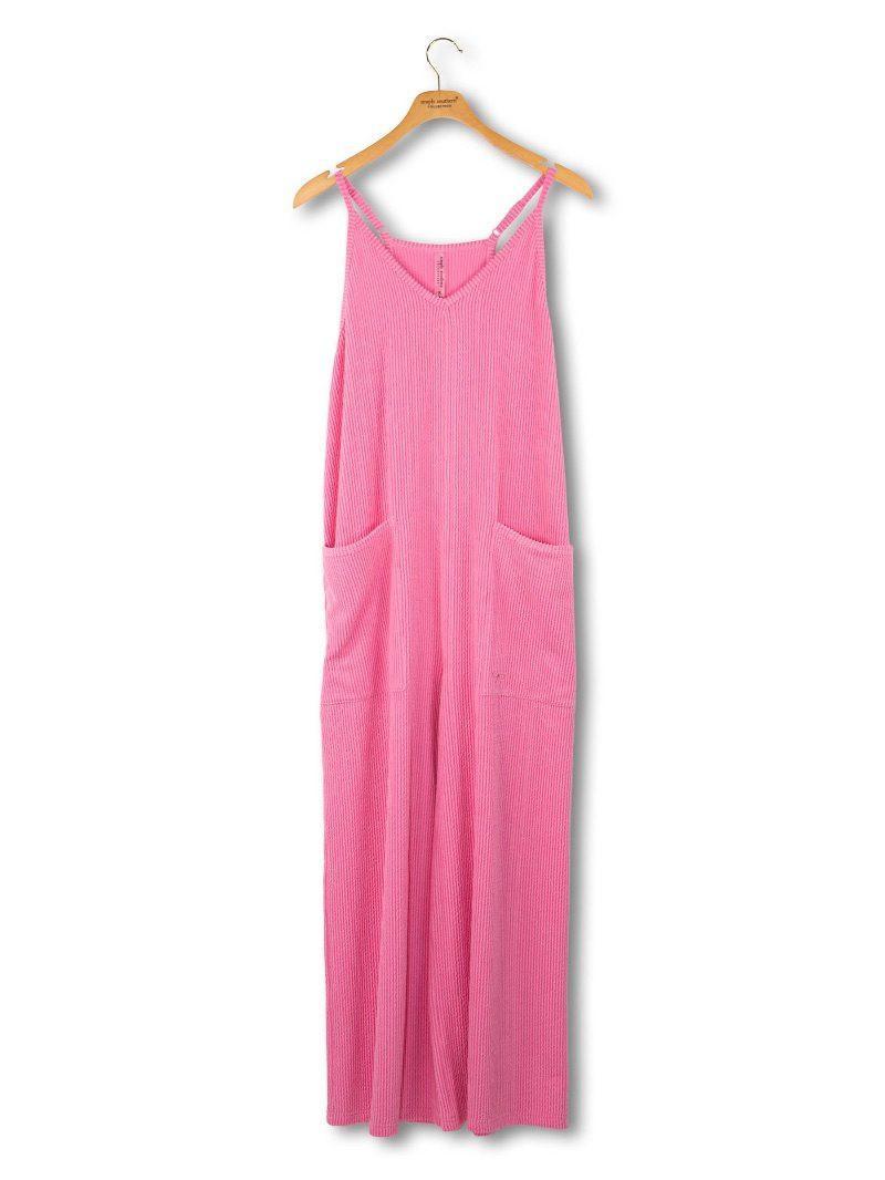 Corded Jumpsuit - Pink - by Simply Southern
