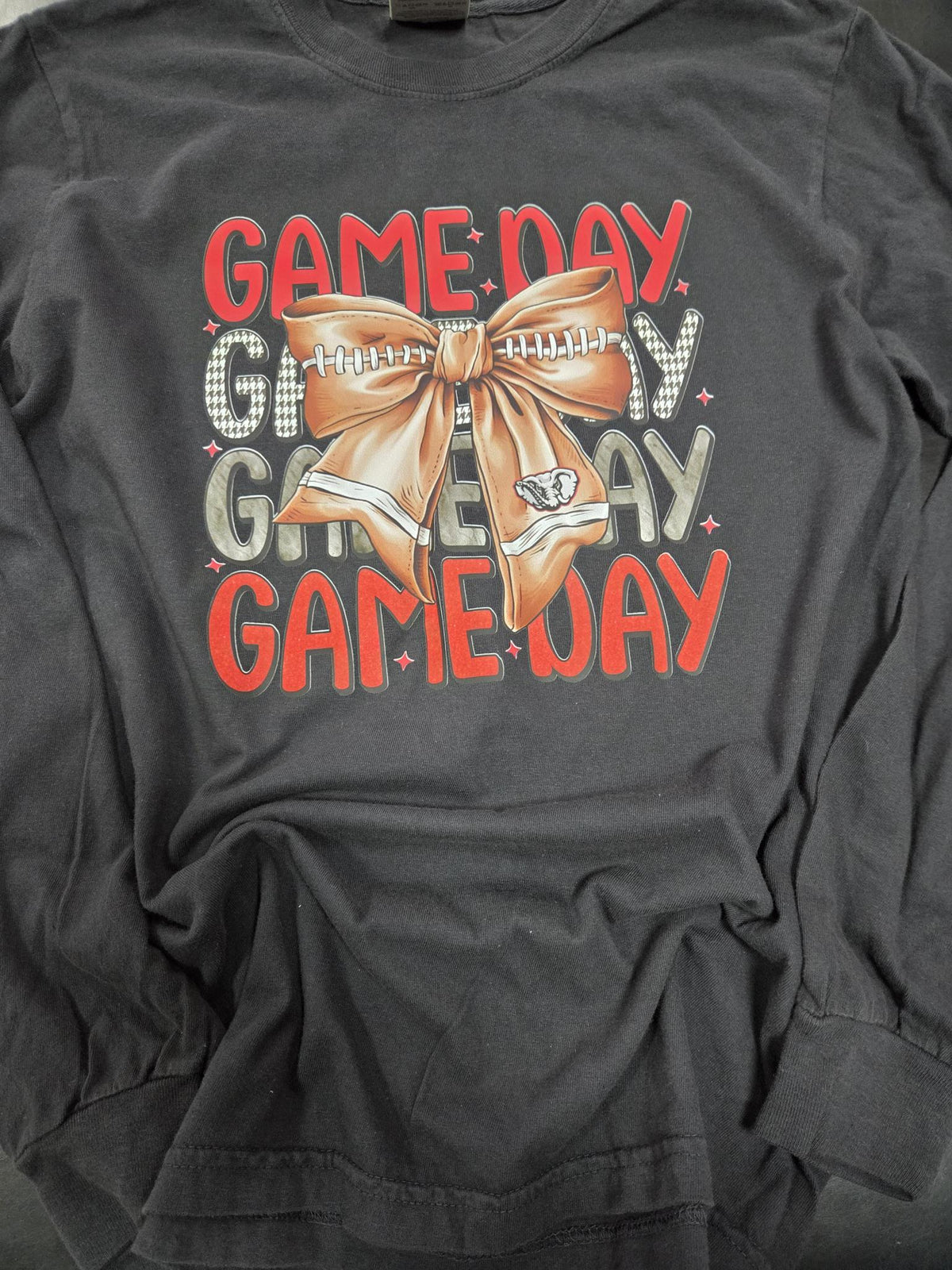 Alabama Gameday - Black - Comfort Color LS