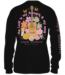 Lord is Strength (Long Sleeve T-Shirt) by Simply Southern