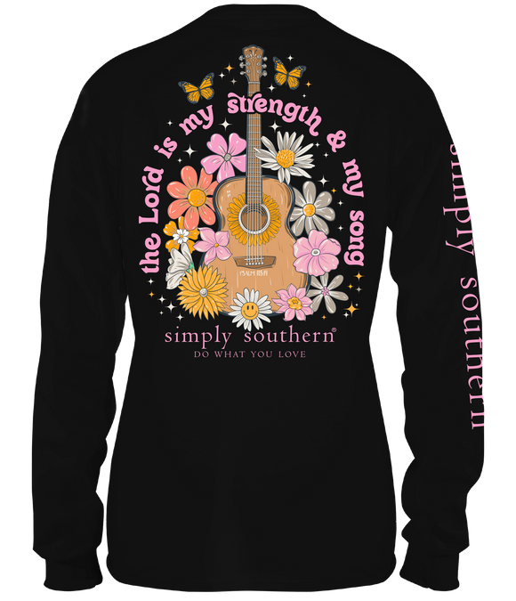 Lord is Strength (Long Sleeve T-Shirt) by Simply Southern