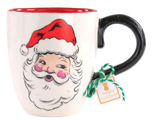 Christmas Ceramic Mug - Santa - by Simply Southern