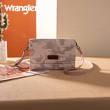 Wrangler Camo Print Canvas Clutch/Crossbody - Pink - by Montana West
