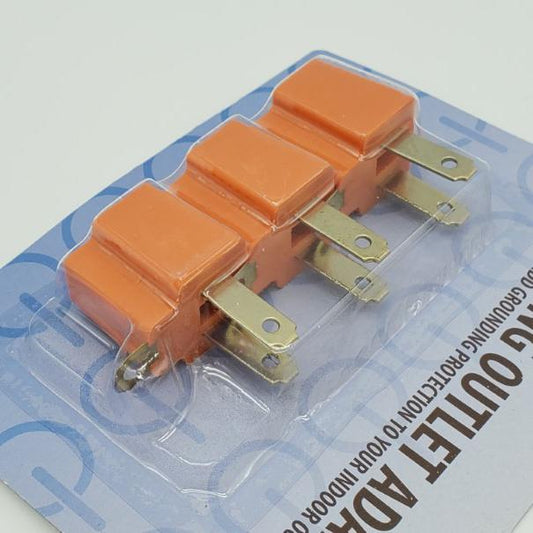 2-Prong Outlet Adapters (3-Pack)