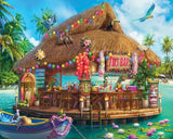 Floating Tiki Bar Puzzle -1000pc - by White Mountain