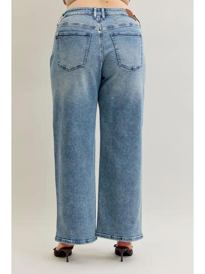 Plus High Waisted Wilhemina - Light Vintage Wash - by Judy Blue