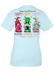 Happiness All Around (Short Sleeve T-Shirt) by Simply Southern