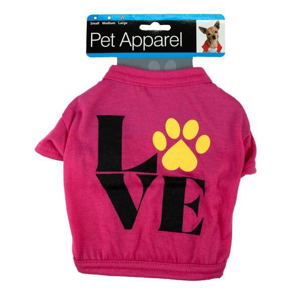 Dog Printed Novelty Shirt - Keep Calm and Hug Me or Love - by Kole