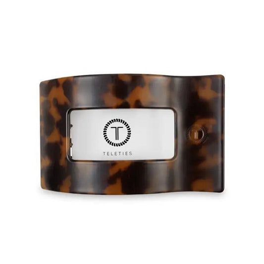 Flat Hair Clip Medium - Tortoise - By Teleties