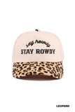 Say Howdy Stay Rowdy - Baseball Cap - by Zenana