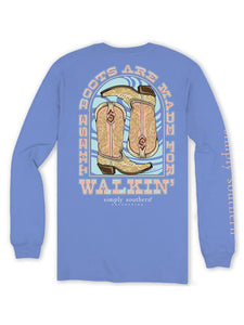 Walking Boots (Long Sleeve T-Shirt) by Simply Southern