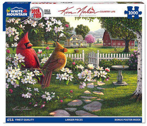 Country Life Seek and Find Puzzle -1000pc - by White Mountain