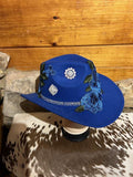 “Beauty in Blue” - Unique Hats by Jo