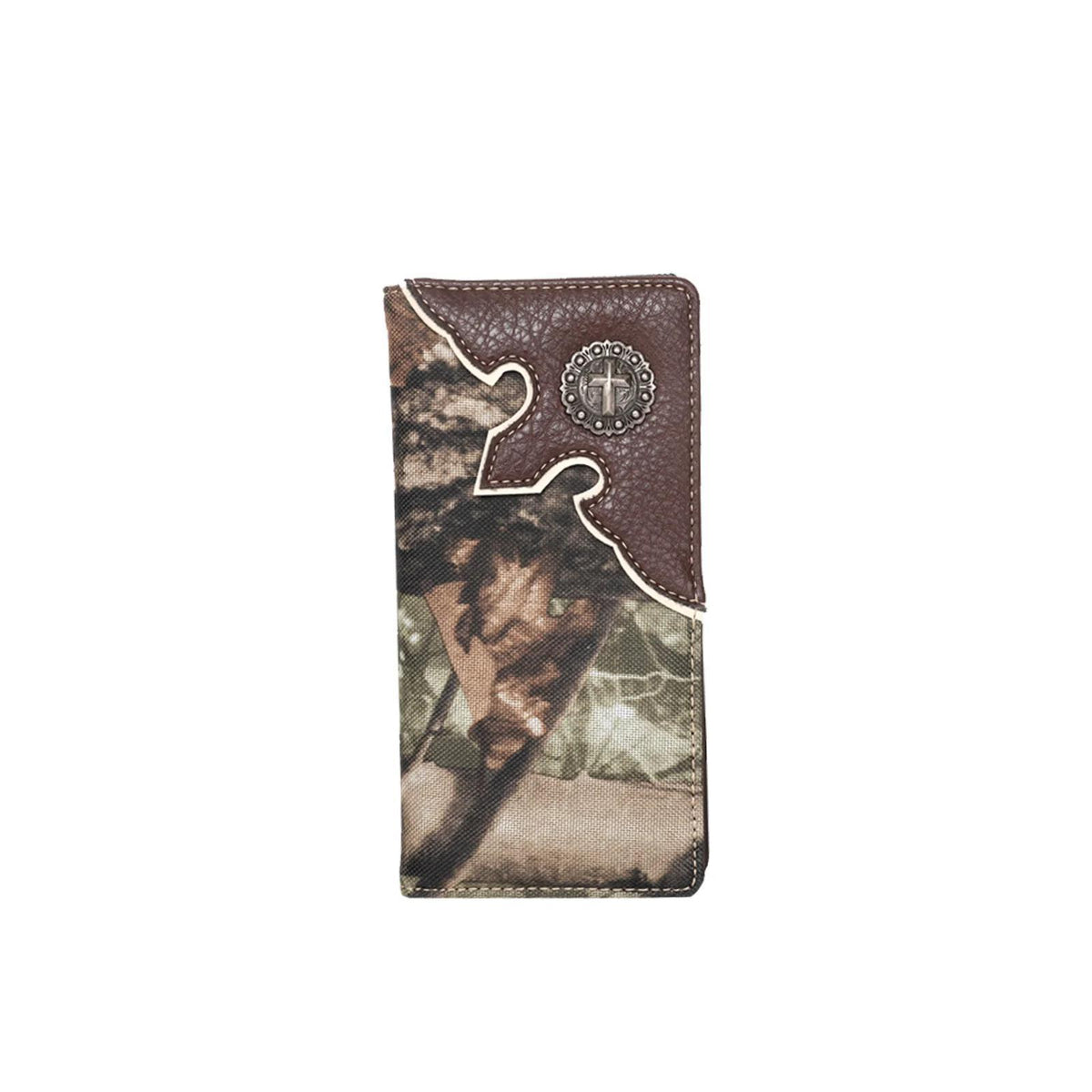 Montana West Camo Print Checkbook Cover Wallet - by Montana West
