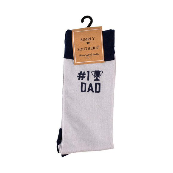 Men Simply Socks - #1 Dad - by Simply Southern