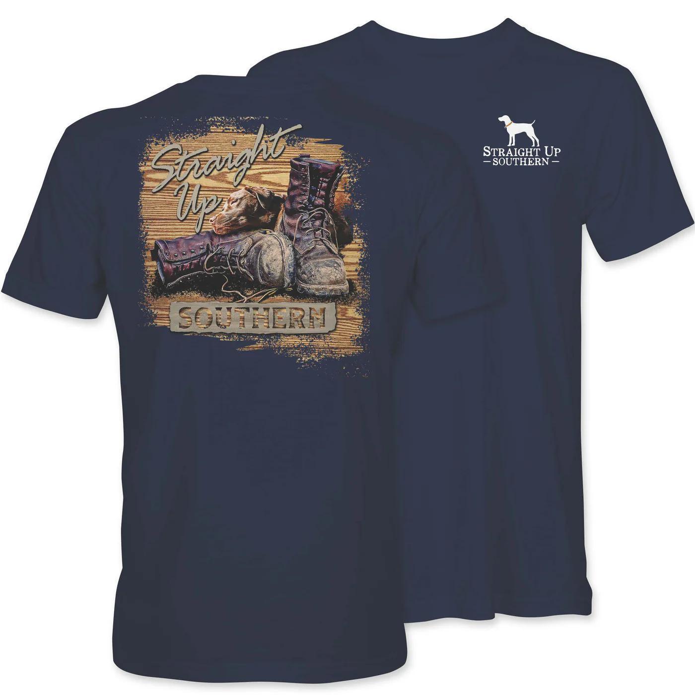 Hard Days Work(Men's Short Sleeve T-Shirt) by Straight Up Southern