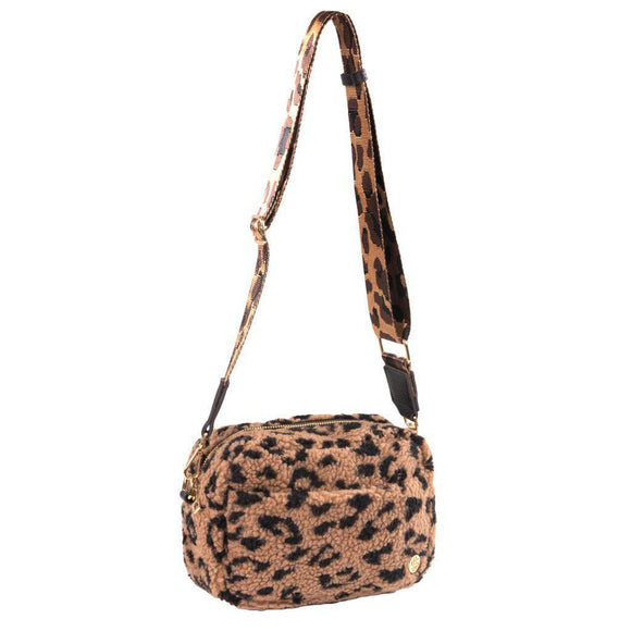 Fuzzy Crossbody Bag - Leo - by Simply Southern