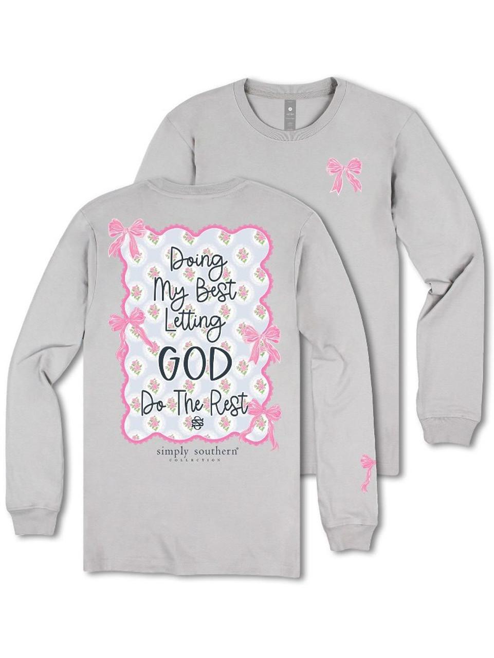 Doing my Best (Long Sleeve T-Shirt) by Simply Southern