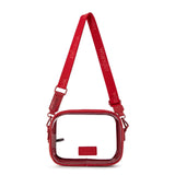 Wrangler Clear Crossbody Bag/Stadium Bag - Red - by Montana West