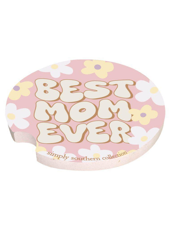 Car Coaster - Best Mom - by Simply Southern