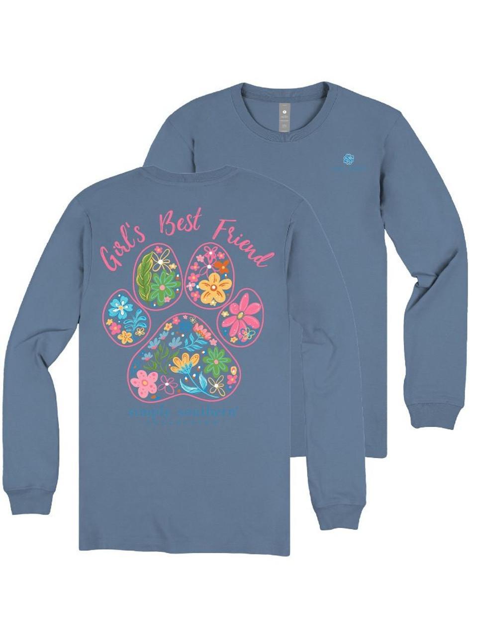 Best Friend Paw (Long Sleeve T-Shirt) by Simply Southern