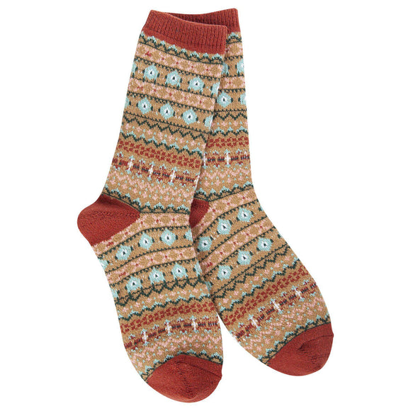 Holiday Mini Crew - Nordic Brown - by World's Softest Socks Copy