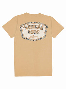 Merican Dude Camo Logo (Men's Short Sleeve T-Shirt) by Simply Southern