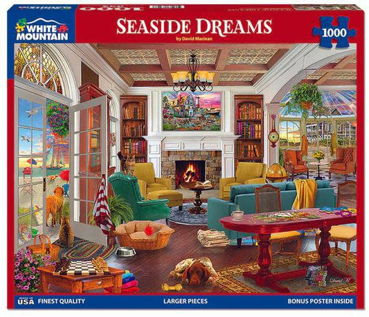 Seaside Dreams Puzzle -1000pc - by White Mountain