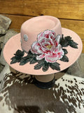 "Pink Petunias" - Unique Hats by Jo