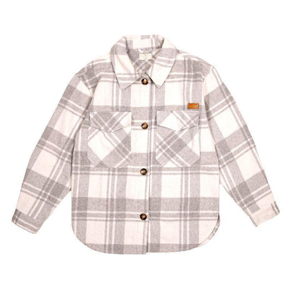 Shacket Jacket - Steel - by Simply Southern