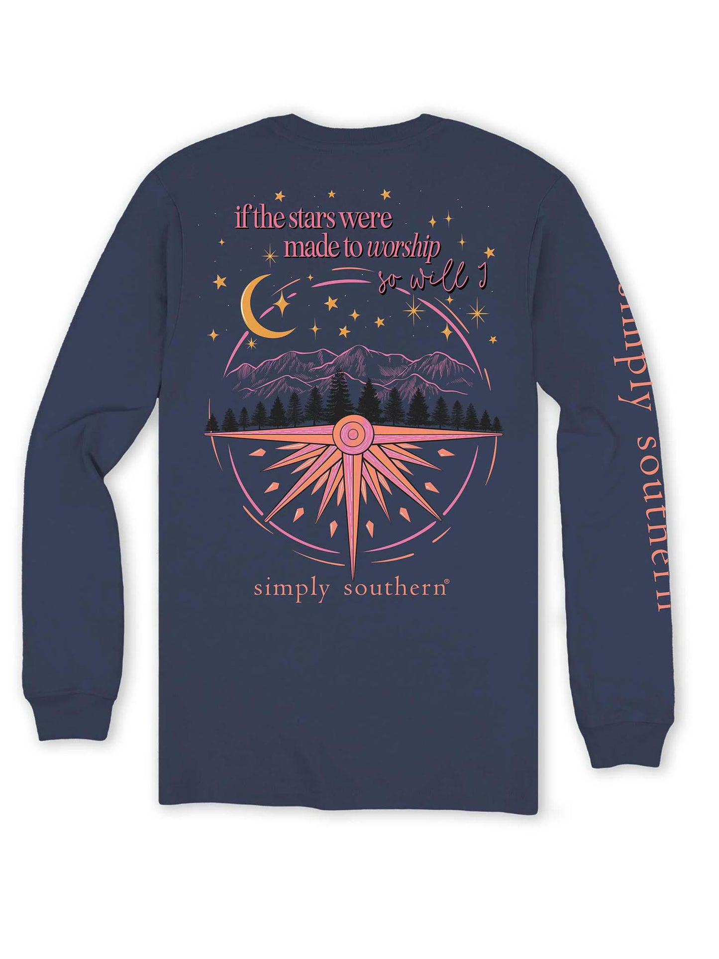If the Stars (Long Sleeve T-Shirt) by Simply Southern