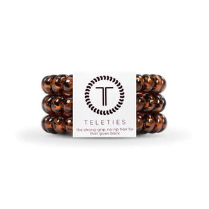 Tortoise Hair Ties - Large - By Teleties