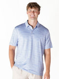 Men's Jacquard Polo UPF - Blue - by Simply Southern