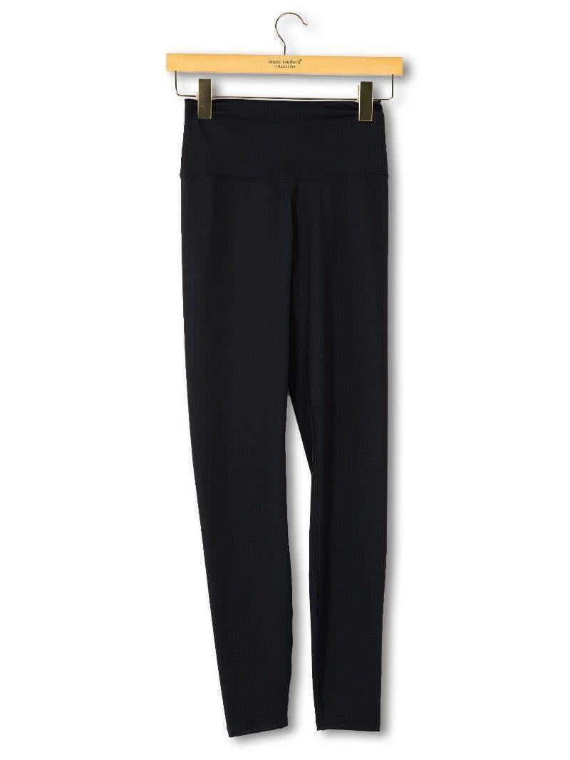 Full Length Leggings - Black - by Simply Southern